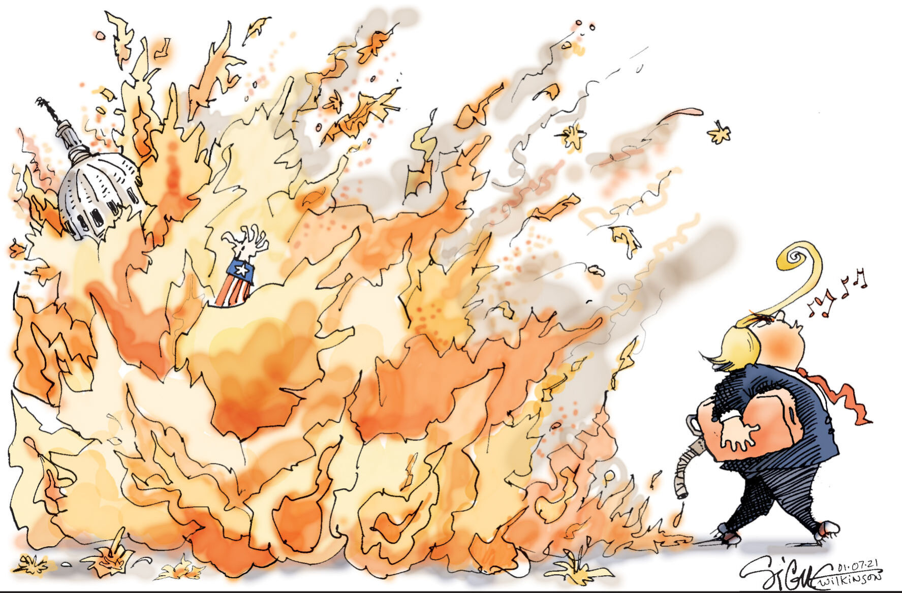 Signe Wilkinson cartoon